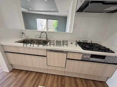 【キッチン】 | 神戸市垂水区霞ヶ丘3丁目　新築戸建A号地　仲介手数料無料！ | キッチンです