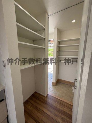 【収納】 | 神戸市垂水区霞ヶ丘3丁目　新築戸建A号地　仲介手数料無料！ | 収納スペース豊富です