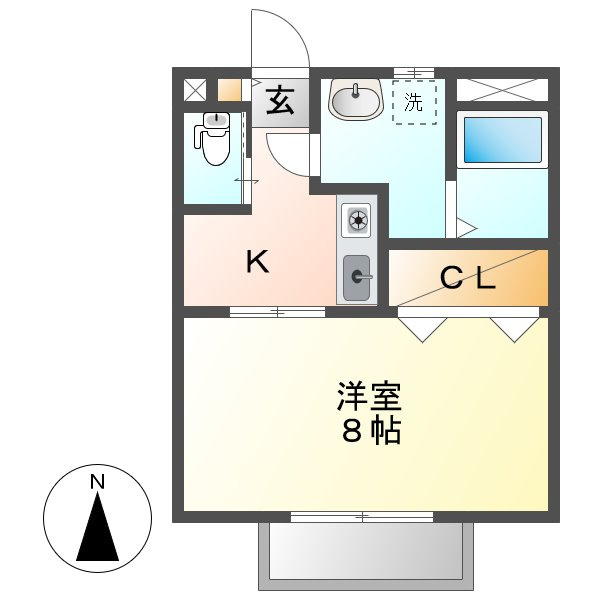 ミレニアムハイツの間取り