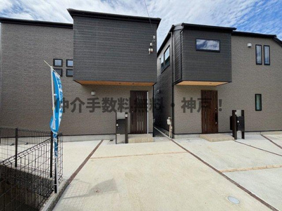 【外観】 | 神戸市垂水区霞ヶ丘3丁目　新築戸建B号地　仲介手数料無料！ | 外観もきれいです