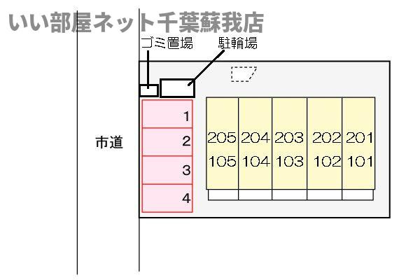 ディアコートの区画図