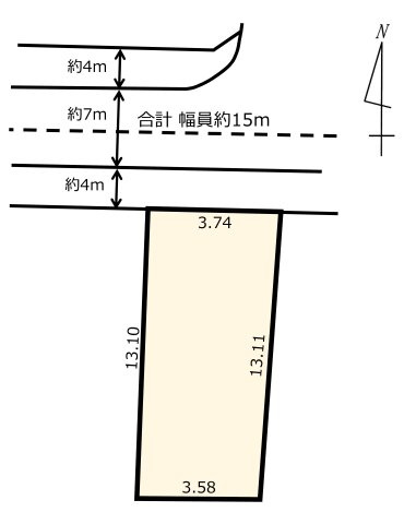 三番町二丁目土地の土地図|土地図