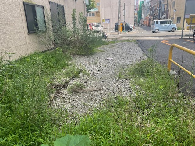 三番町二丁目土地の展望|南側から北向きに撮影。