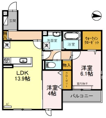 【間取り】 | メゾンドール北野田