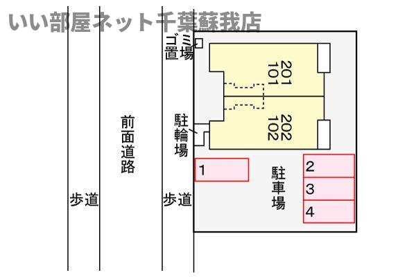 ベル・アンジュの区画図