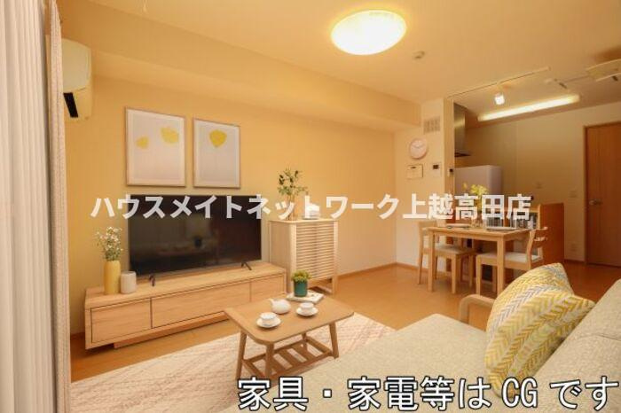 サンリジェールの内装|LDK10.5帖（CGイメージ）