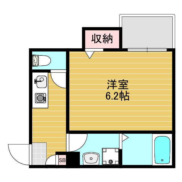 REGIA　OSAKA　CITY　KOMATSUの間取り