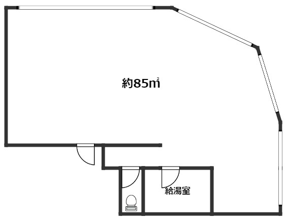 西観音ビル（テナント）の間取り
