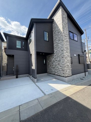 【外観】 | 神戸市垂水区城が山5丁目　新築戸建1号棟　仲介手数料無料！ | きれいな外観です