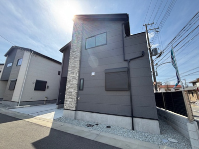 【外観】 | 神戸市垂水区城が山5丁目　新築戸建1号棟　仲介手数料無料！ | 外はこのようになっています