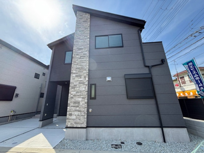 【外観】 | 神戸市垂水区城が山5丁目　新築戸建1号棟　仲介手数料無料！ | 外観もきれいです