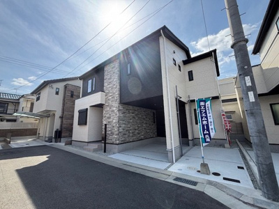 【外観】 | 神戸市垂水区城が山5丁目　新築戸建3号棟　仲介手数料無料！ | 外観です