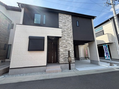 【外観】 | 神戸市垂水区城が山5丁目　新築戸建3号棟　仲介手数料無料！ | 外観もきれいです