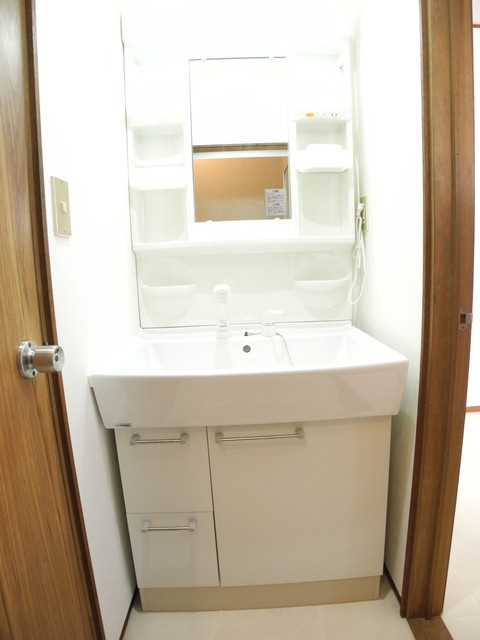 静コーポの洗面所