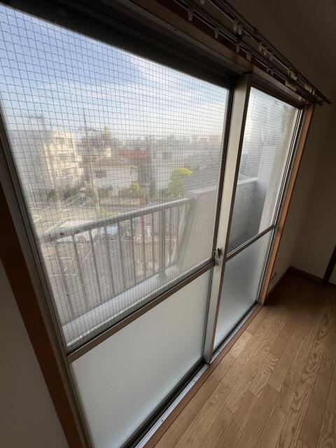 第一福島マンションのバルコニー