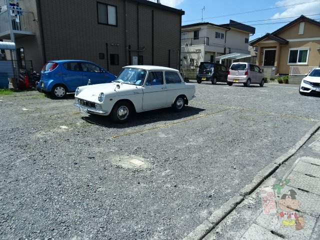 雄町月極駐車場の外観