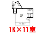 山科区大宅古海道町　中古アパート一棟（賃貸オーナーチェンジ）の画像