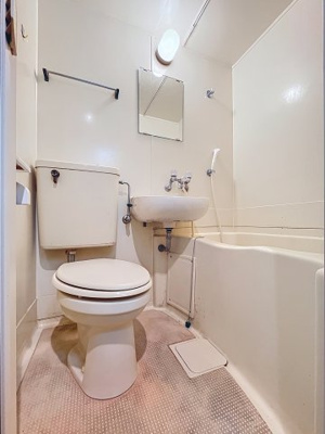 【浴室】 | レオパレス赤羽台 | ★3点ユニットバスのお風呂です★