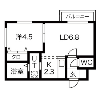 【間取り】 | ル・ファール二十四軒Ⅱ