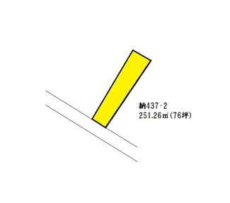 【土地図】 | 納437-2売土地