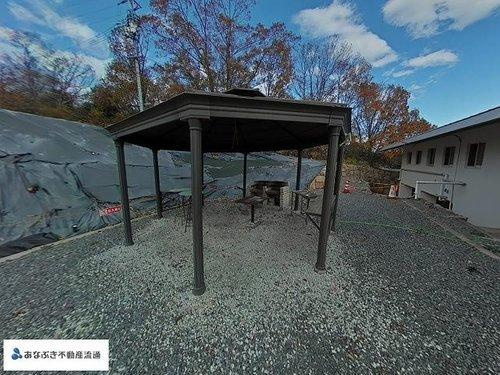 岡山市北区菅野　戸建のその他|裏庭にバーベキュースペースがあります。