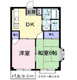 【間取り】 | エルディム野口 | 間取図
