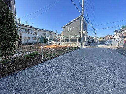 介良乙　土地の前面道路含む現地写真|北東から見た対象地です。