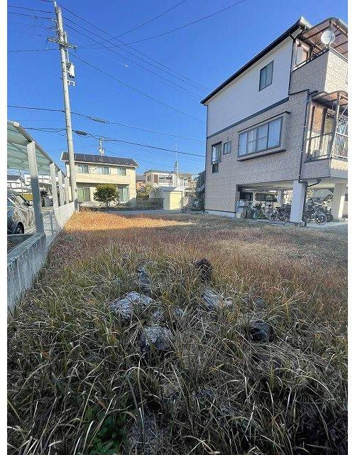 介良乙　土地の前面道路含む現地写真|南西から見た対象地です。