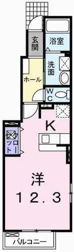 アウローラ玉手Ａの間取り