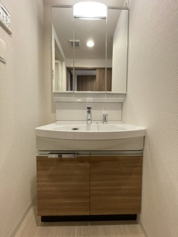 スプランディッド難波WESTの洗面所