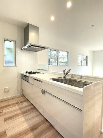 亀崎１丁目カーサヴェルディ一戸建てのキッチン|使い勝手の良い対面式のシステムキッチンです