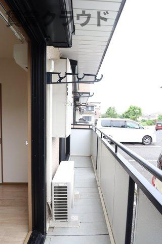 ハイム六通　Ⅰ番館のバルコニー|バルコニーがあります