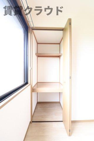 ハイム六通　Ⅰ番館の収納|収納のためのスペースです