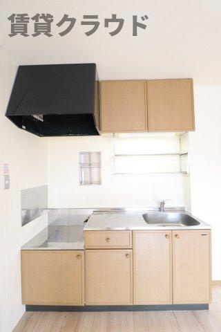 ハイム六通　Ⅰ番館のキッチン|キッチンです