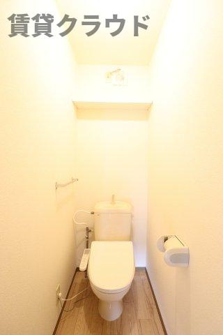 ハイム六通　Ⅰ番館のトイレ|落ち着いたトイレです