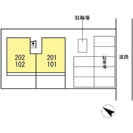 ウィル柏森の区画図