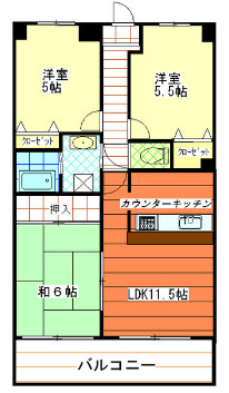 パインヒル・コーナンの間取り
