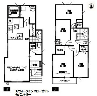 【間取り】 | 川越市今成　新築分譲　東武東上線『川越市駅』徒歩24分　【今成小学区】