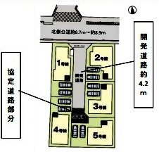 【区画図】 | 川越市今成　新築分譲　東武東上線『川越市駅』徒歩24分　【今成小学区】