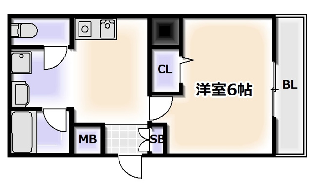 【間取り】 | willDo難波ｗⅠ