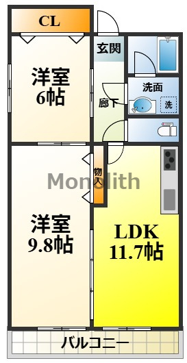 ハイツ・イシカワの間取り