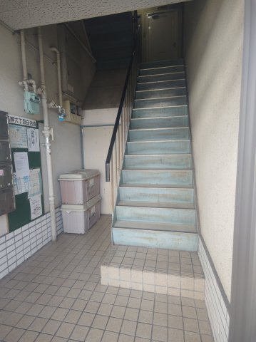 高柳ハイツのロビー
