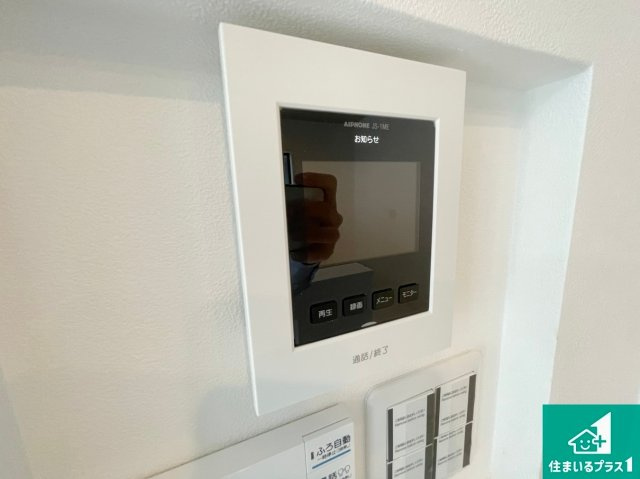 亀岡市千代川町今津　未入居の防犯設備|カラーモニターインターホン！声だけでなく来訪者の姿や顔がモニターで確認できるので、小さなお子様がいらっしゃるご家庭でも安心できます！