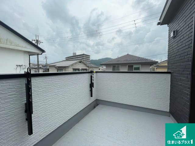 亀岡市千代川町今津　未入居のバルコニー|日当たりのよいバルコニー！お部屋が開放的に！