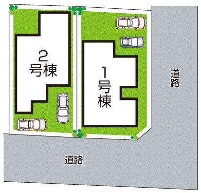 亀岡市千代川町今津　未入居の区画図