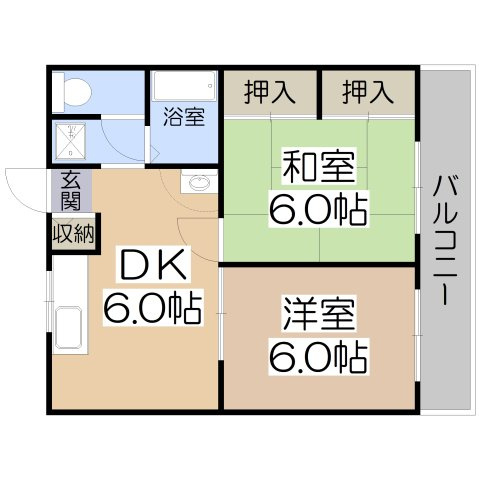 【間取り】 | あやめ庵ハイツ | 間取り