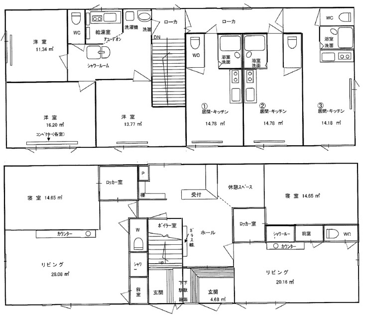 新栄町《1棟》事業用売物件の間取り