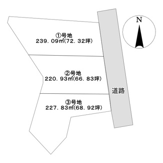 【土地図】 | 久保田町２丁目売土地　②号地