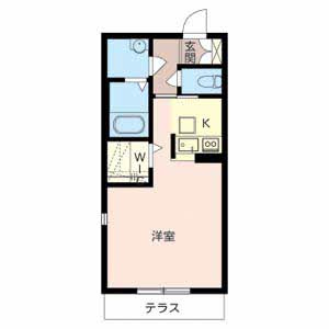 シャーメゾン岸和田の間取り