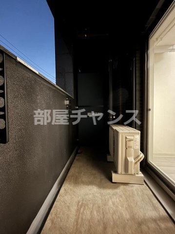 アステリ鶴舞テーセラのバルコニー